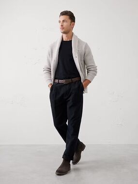 Banana Republic Cozy Shawl Cardigan Button Front HO25 Men’s XXL